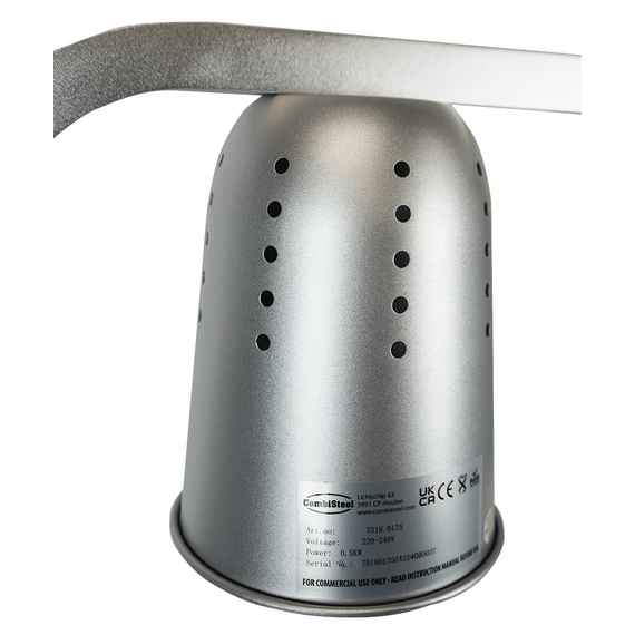 Combisteel Wärmelampe Schwarz Silber, Bild 7