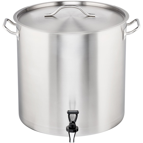 Kartoffelkochkessel STANDARD mit Deckel und Ablasshahn, Ø 400 mm, 50,3 L