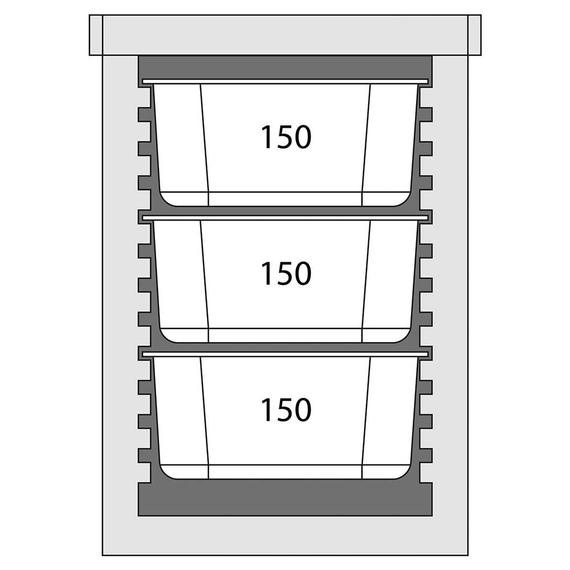 Thermobox Frontlader für 6x GN 1/1 (65 mm), Bild 6