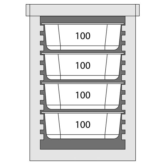 Thermobox Frontlader für 6x GN 1/1 (65 mm), Bild 5
