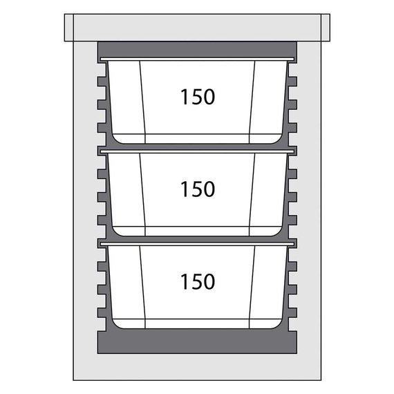 EPP Thermobox Frontlader, Nutzinhalt 93 Liter, schwarz, Bild 3