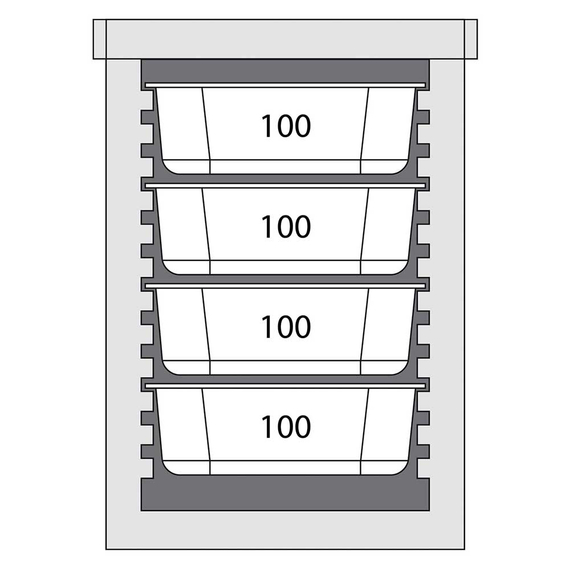 EPP Thermobox Frontlader, Nutzinhalt 93 Liter, schwarz, Bild 2