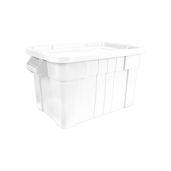 Stalgast Vorratsbehälter mit Deckel, weiß, passend für 2 x GN 1/1 (150 mm)