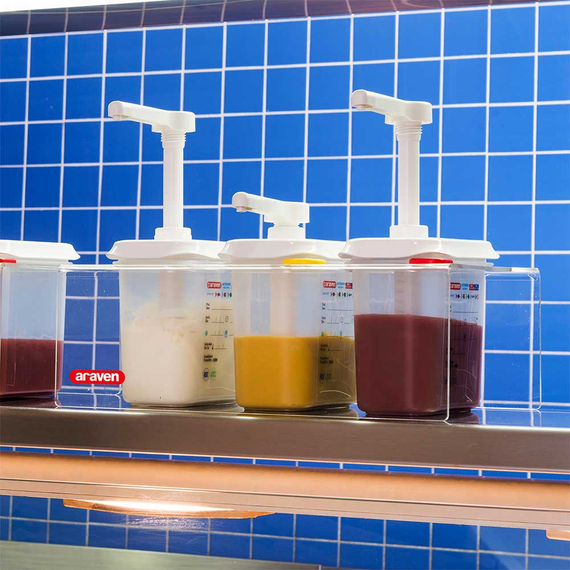 Araven Saucenspender/Pumpspender, GN 1/4, Inhalt 4,3 Liter, Bild 3