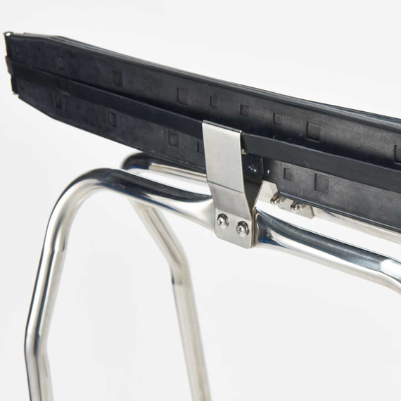 Rollbarer Müllsackständer mit Fußbedienung, Edelstahl, Bild 5