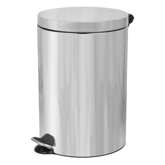 Pedal-Abfalleimer, 20 Liter, poliert