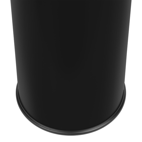 Standaschenbecher mit Papierkorb, schwarz, Bild 4