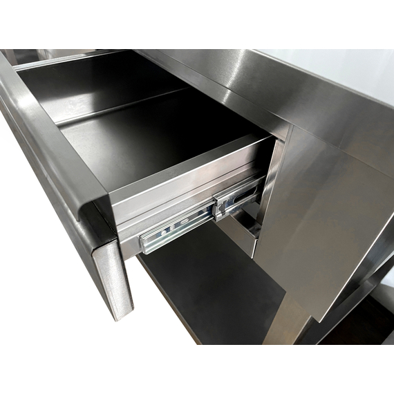 Combisteel Edelstahl Kaffee Arbeitstisch 1250X600X1150, Bild 3