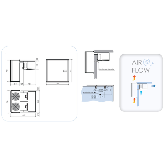 Combisteel Pro Line Tiefkühlaggregate Huckepack 6,3-9,8 M3  mit Wintervorschriften, Bild 2