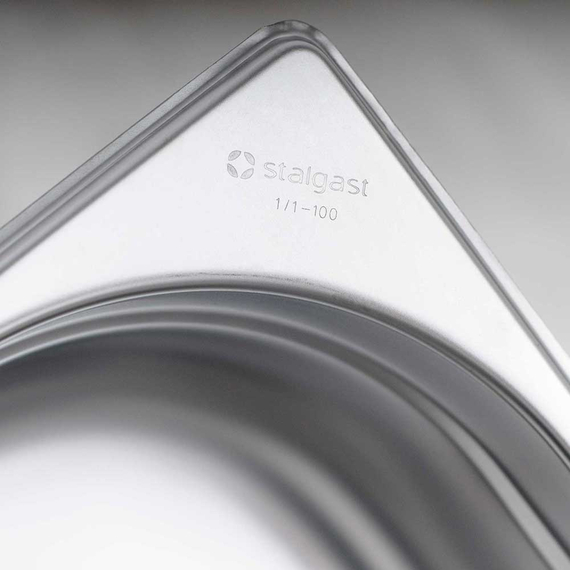 Stalgast Edelstahl Gastronormbehälter Serie STANDARD, GN 1/2 (20mm), Bild 3