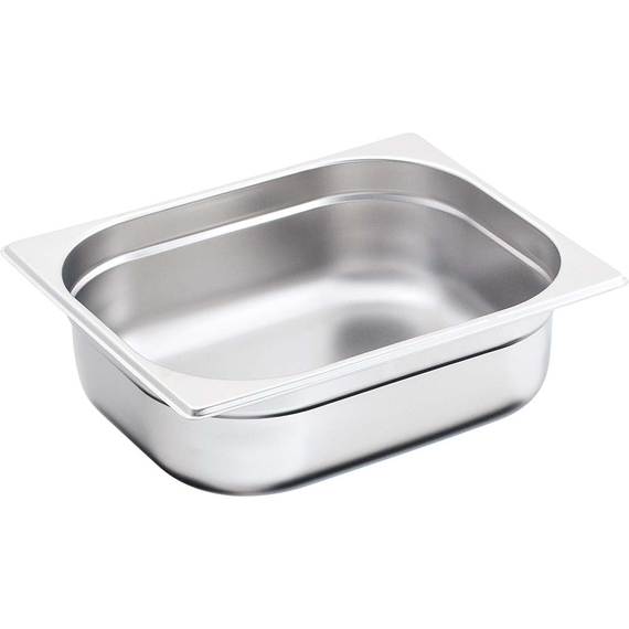 Stalgast Edelstahl Gastronormbehälter Serie BASIC, GN 1/2 (150mm)