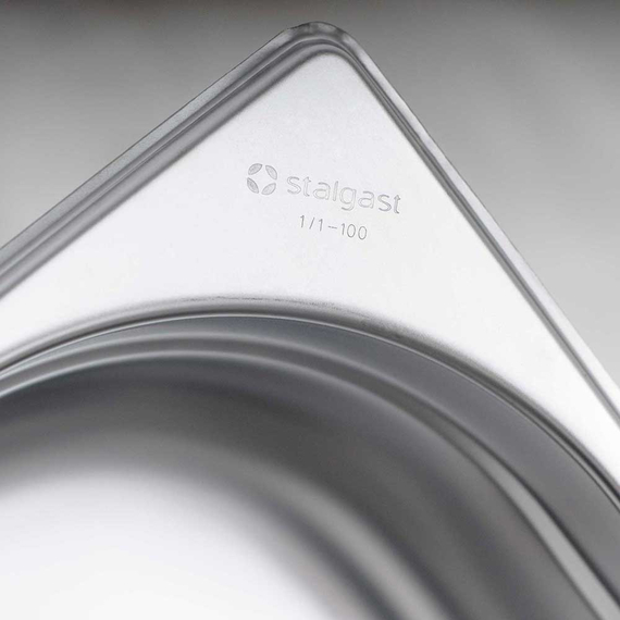 Stalgast Edelstahl Gastronormbehälter Serie STANDARD, GN 2/3 (65mm), Bild 3