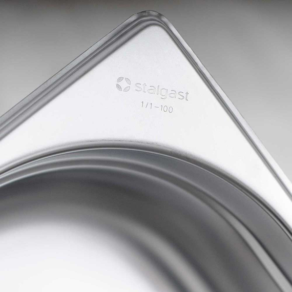 Stalgast Edelstahl Gastronormbehälter Serie STANDARD, GN 1/6 (65mm), Bild 3