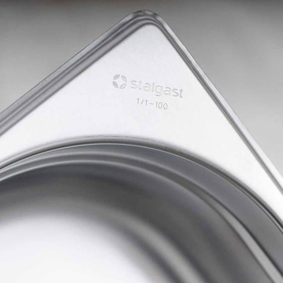 Stalgast Edelstahl Gastronormbehälter Serie STANDARD, GN 1/6 (150mm), Bild 2