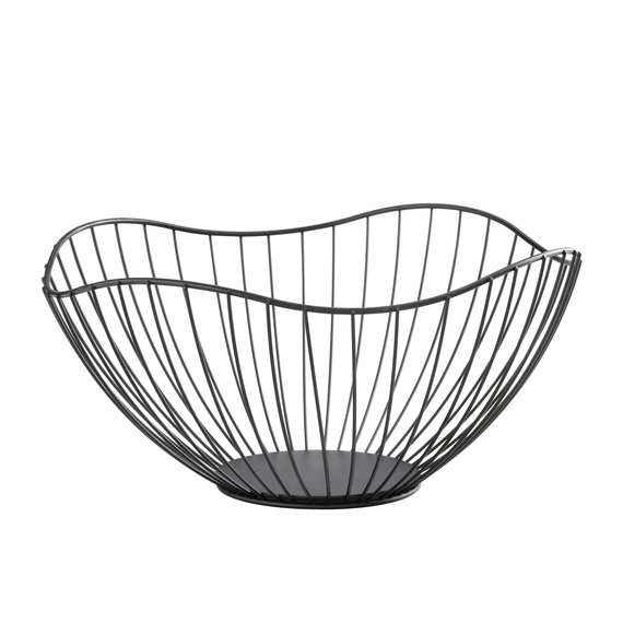Brot-/Obstkorb schwarz, Ø 270, H. 130 mm