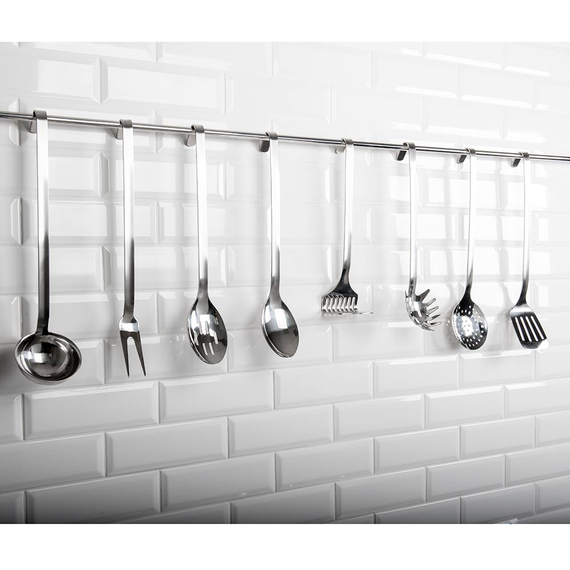 Monoblock Servierlöffel perforiert, Stiellänge 40 cm, Bild 3