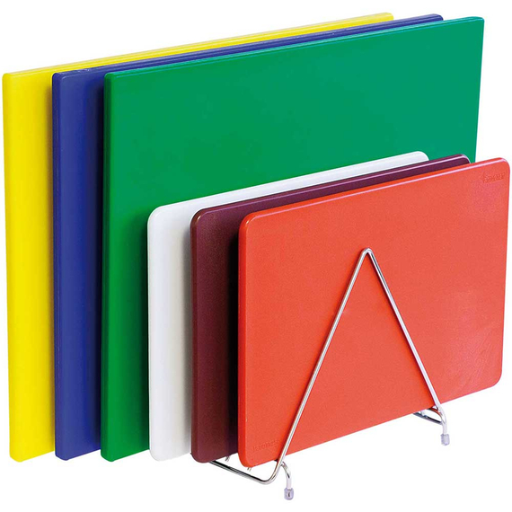 Edelstahl Schneidbretthalter mit sechs Fächern, Bild 2