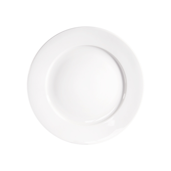 Flacher Teller, reinweißes Hotelporzellan, Serie Isabell, Stalgast, Ø 230 mm, Bild 2