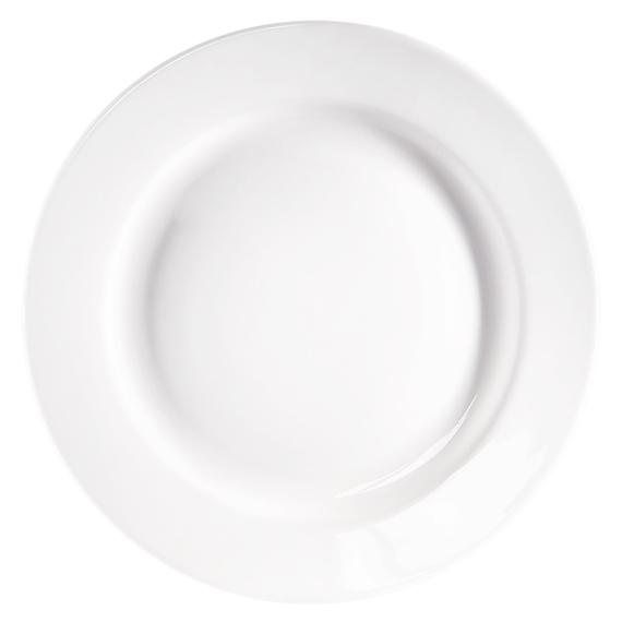 Stalgast 3 flache Teller, reinweißes Hotelporzellan, Serie Isabell, Ø 310 mm, Bild 2