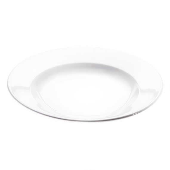 Suppenteller, reinweißes Hotelporzellan, Serie Isabell, Stalgast, Ø 305 mm