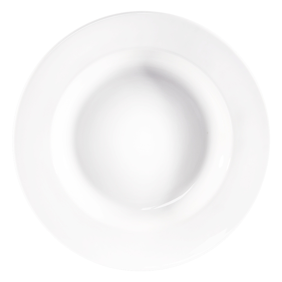 Suppenteller, reinweißes Hotelporzellan, Serie Isabell, Stalgast, Ø 305 mm, Bild 2