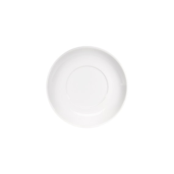 Untertasse für Kaffeetassen, reinweißes Hotelporzellan, Serie Isabell, Stalgast, Ø 155 mm, Bild 2