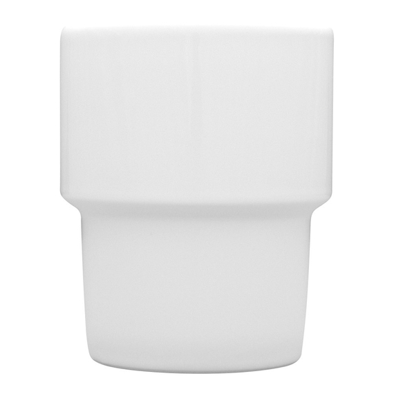 Trinkbecher, Porzellan, weiß, Serie Kaszub/Hel, Lubiana, 0,35 Liter