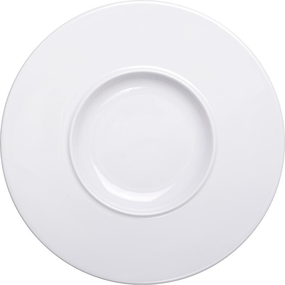 Pasta-/Dessertteller, flach, Serie Muza, weiß, Ø 300 mm, 6 Stück