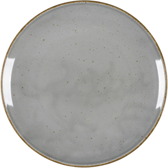 Teller flach, Serie Hotel, grau, braun gesprenkelt, Ø 280 mm, 12 Stück