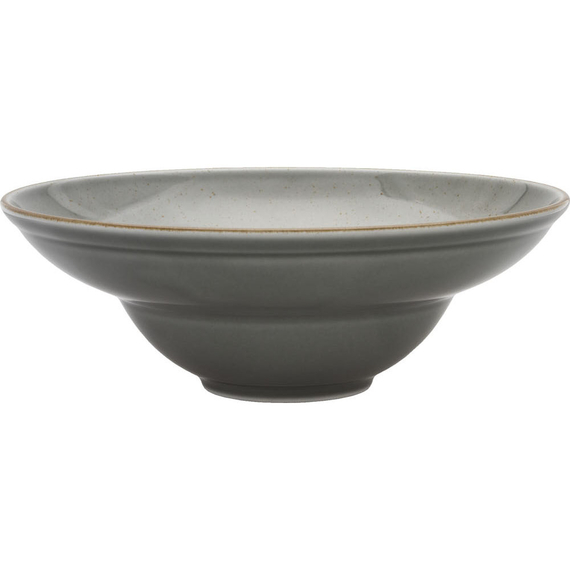 Pastateller, Serie Kaszub, grau, braun gesprenkelt, Ø 260 mm, 6 Stück