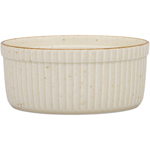 Schale, Serie Ameryka, cremefarben, braun gesprenkelt, Ø 115 mm, 12 Stück