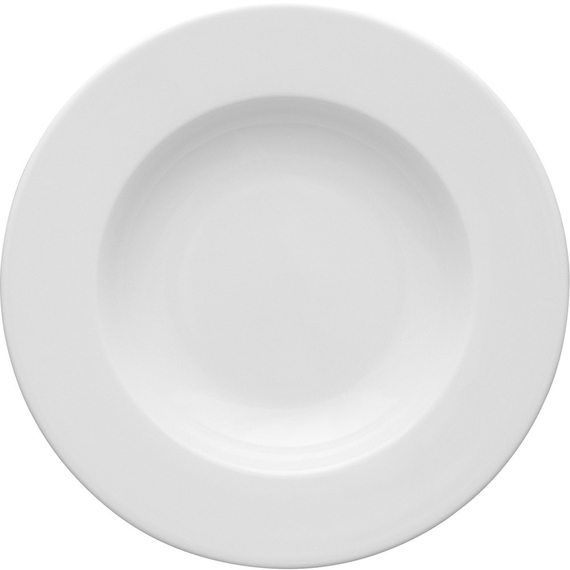 Tiefer Teller aus Porzellan, weiß, Serie Versailles, Lubiana, D. 225 mm