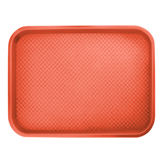 Fast Food Tablett 305 x 410 mm, rot