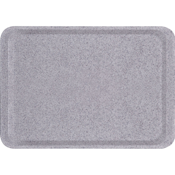 Polyestertablett 530x370 mm, Farbe Granit