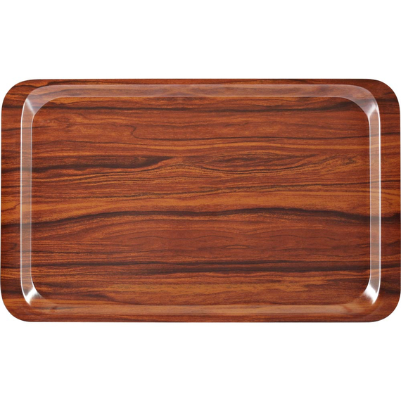 Tablett aus laminiertem Schichtstoff GN 1/1, Farbe Mahagoni