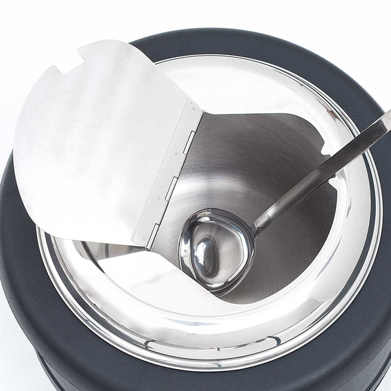 Elektrischer Suppentopf, schwarz, 10 Liter, inklusive Suppenschöpfer, Bild 2