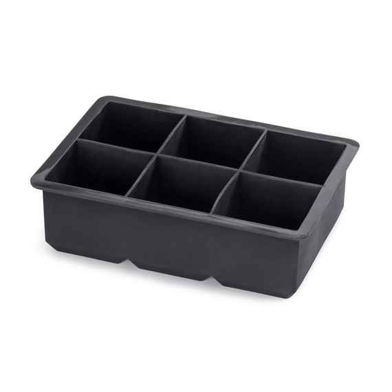 Eiswürfelform für sechs Eiswürfel von 40x40 mm, Silikon
