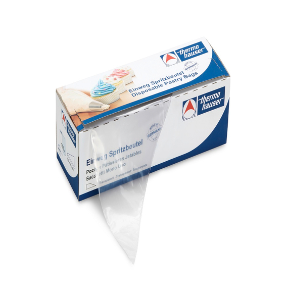 termohauser Einweg-Spritzbeutel, Materialstärke 75 Mikron, Länge 46 cm
