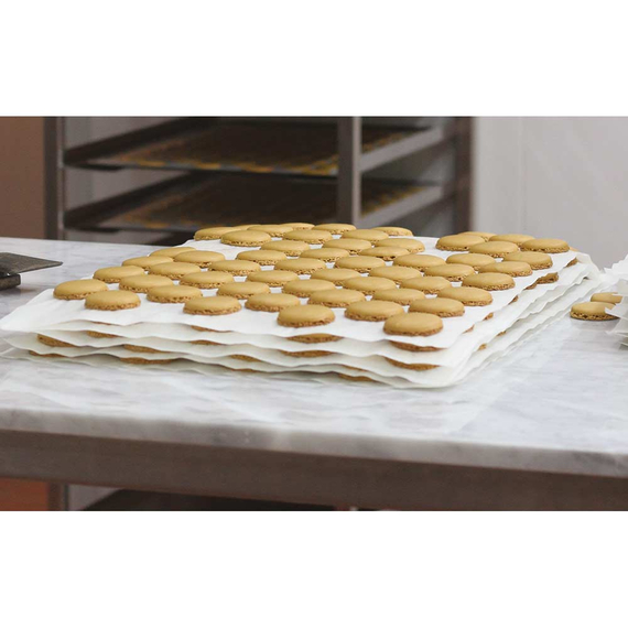 Beschichtetes Backpapier, Zuschnitte je 530x325 mm, 500 Stück, weiß, Bild 5