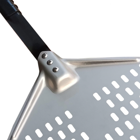 Pizzaschaufel, perforiert 300x350 mm, L. 660 mm, Bild 4