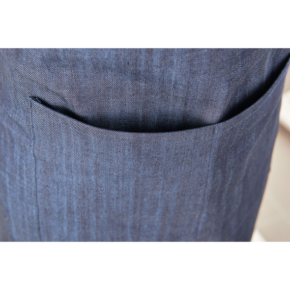 Nino Cucino Latzschürze, Mischgewebe, navy-blau, L. 92 cm, Bild 4