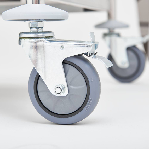 Stalgast Servierwagen mit zwei Borden von 800x500 mm, ohne Griff, Bild 2