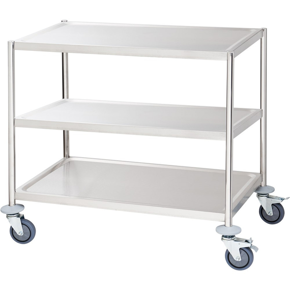 Stalgast Servierwagen mit drei Borden von 800x500 mm
