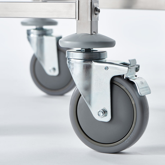 Stalgast Tablettwagen aus Edelstahl, passend für 14 x GN 1/1, 380 x 550 x 1735 mm (BxTxH), Bild 4