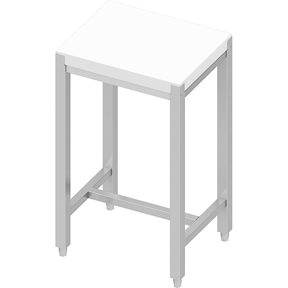 Hackblock aus aus Polyethylen mit Untergestell, Abmessung 50x40x85 cm