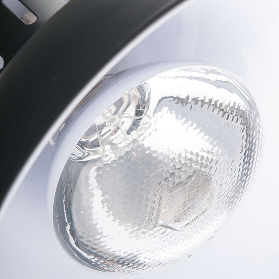 Wärmelampe zur Deckenbefestigung, schwarz, 0,25 kW, Ø 290 mm, Bild 2