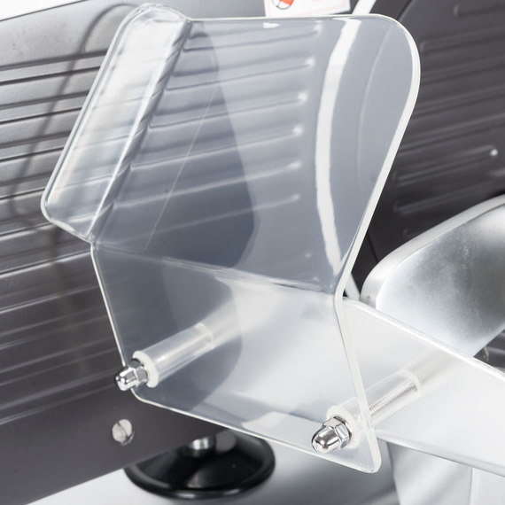 Aufschnittmaschine mit antihaftbeschichteter Anschlagplatte und Messer 220 mm Ø, Bild 2