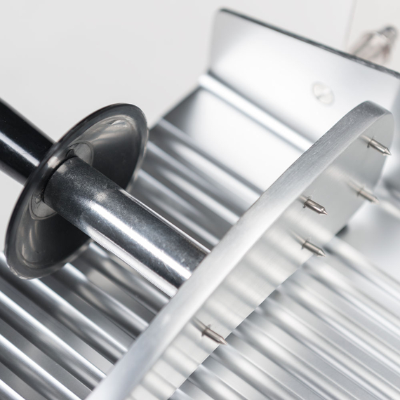 Aufschnittmaschine, Gehäuse aus eloxiertem Aluminium, Messer 250 mm Ø, Bild 3