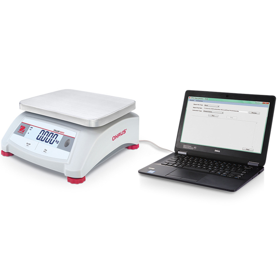 Schnittstelle mit Kabel zum Anschluss von Kasse/Computer/POS an Ohaus Valor 1000, Bild 3