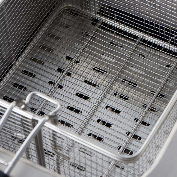 Doppel-Fritteuse CATERINA, 2x8 Liter, 415x430x315 mm (BxTxH), 2x 2 kW 230 V, Bild 2